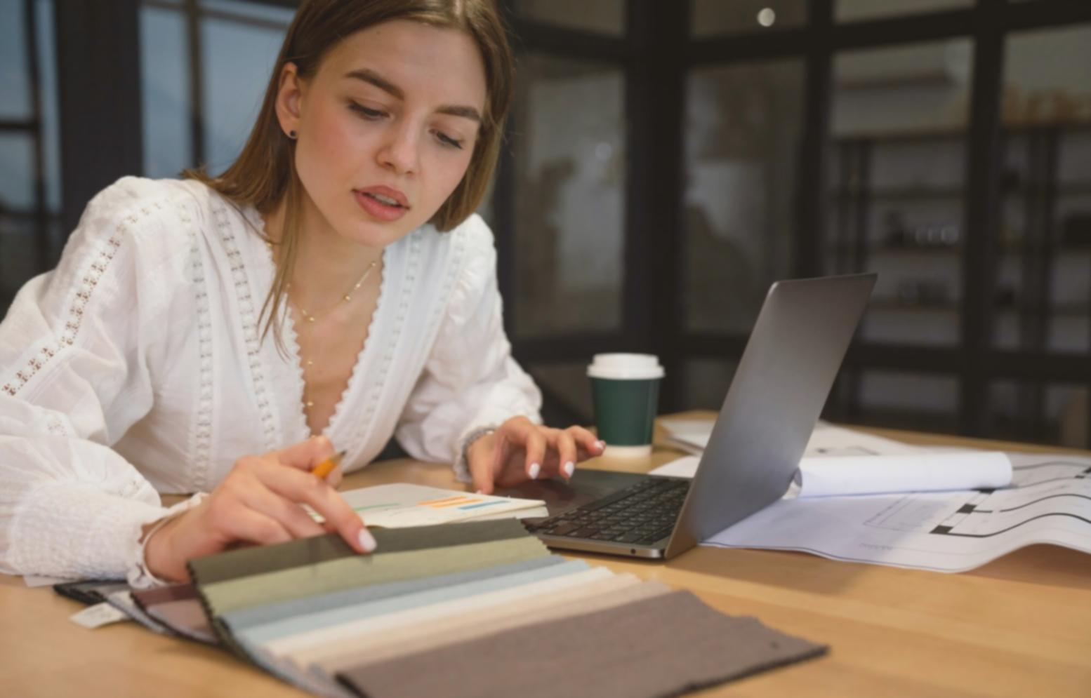 Close-up of hands working on skill development exercises